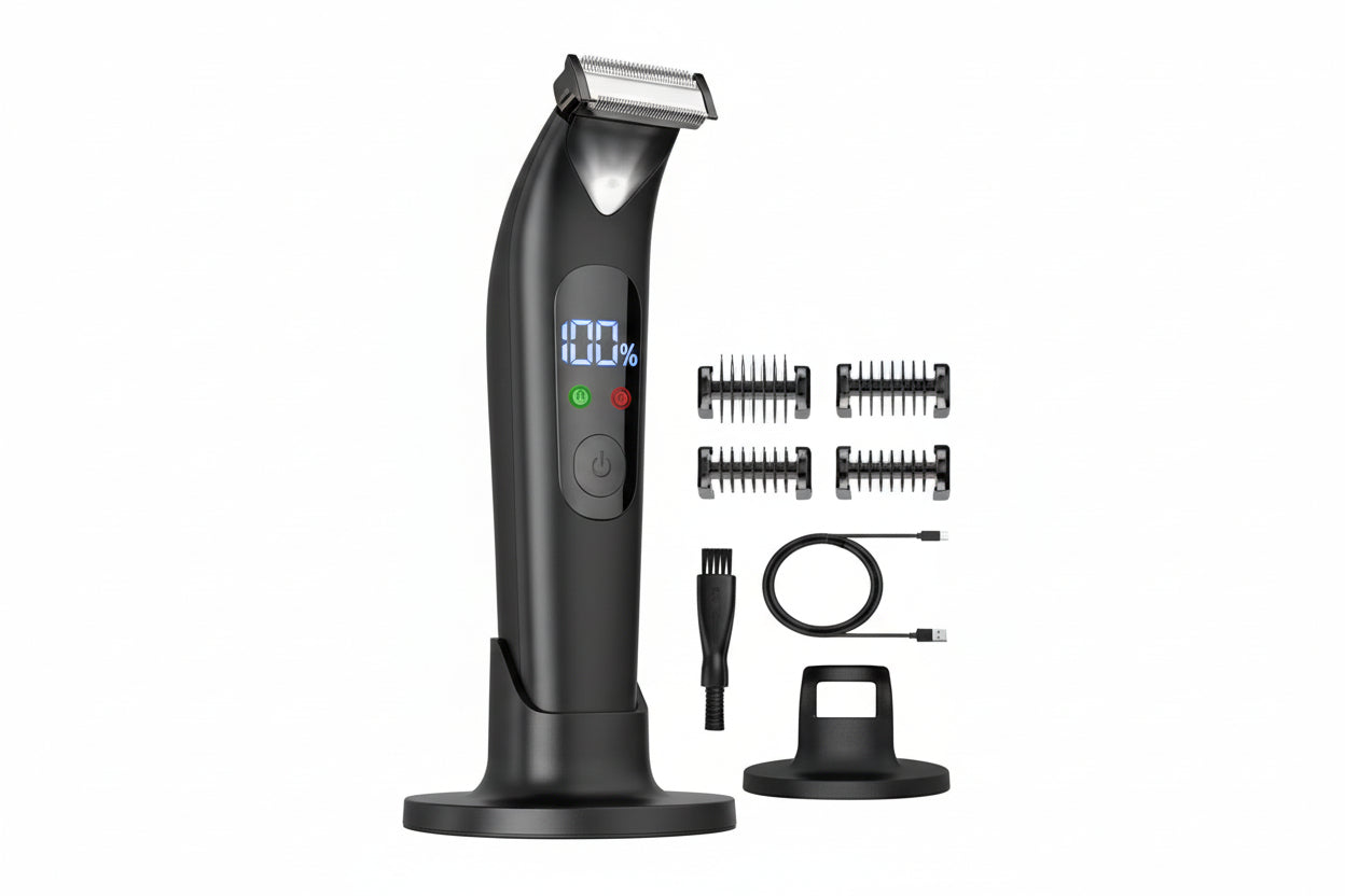 Body  and amp; Facial Hair Trimmer – USB Rechargeable (Model 8307)